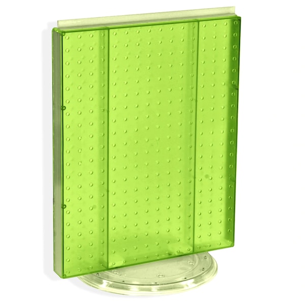 Revolving 16"W x 20.25"H Pegboard Counter Display